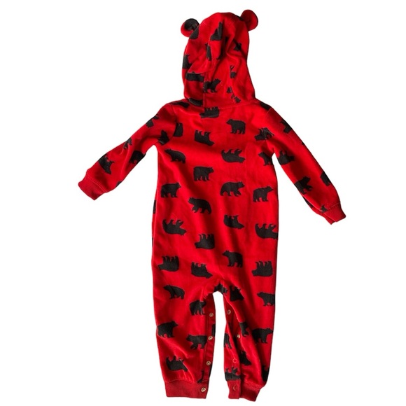 Carters 18 Month One Piece Hooded Outfit - Picture 3 of 6